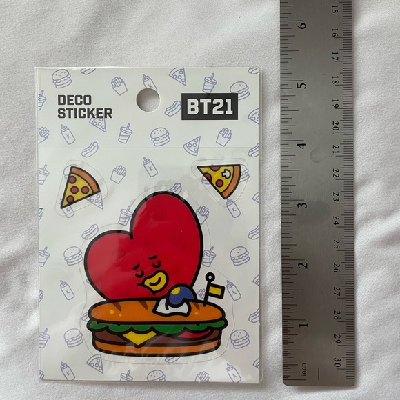 BT21 Line Friends Tata Deco Sticker - Picture 3 of 3